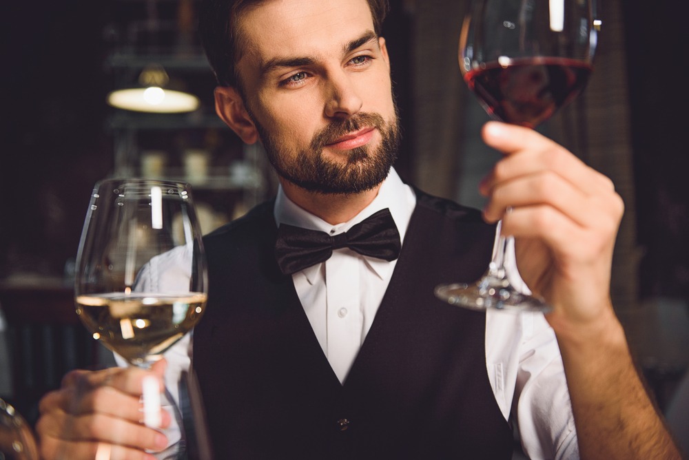 Michał, verantwortlich für die Auswahl der Weine für kulinarische Vorschläge